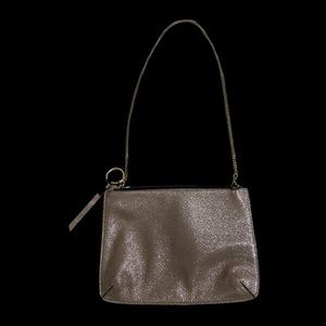 Reiss Gold Metallic Purse